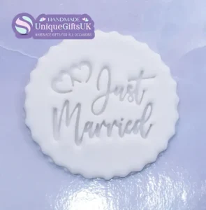 Just Married Icing Embosser