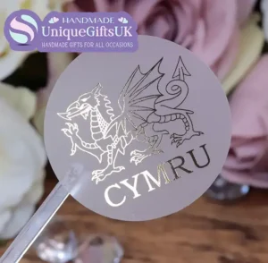 Welsh Dragon Foiled Stickers