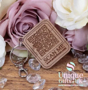 Custom QR Code Keyring