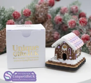 Miniature Clay Gingerbread house