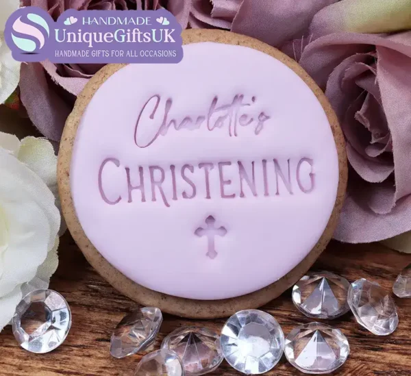 Christening Cross Icing Embosser