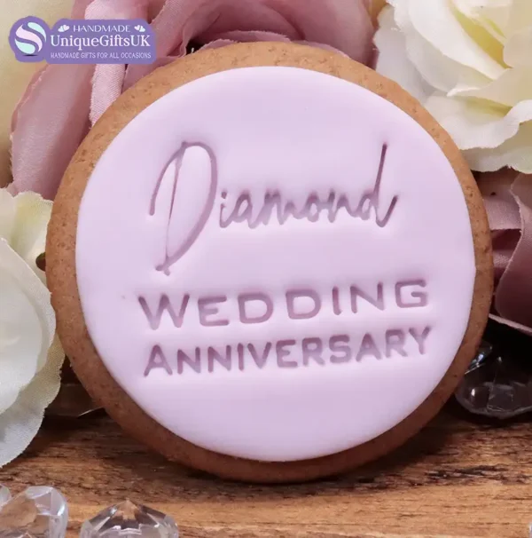 Diamond Anniversary Icing Embosser