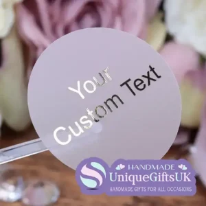 Custom Text Foiled Stickers