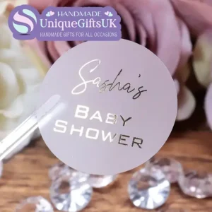 Baby Shower Foiled Stickers