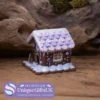 Miniature Clay Gingerbread House, Doll's House miniature