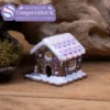 Miniature Clay Gingerbread House, Doll's House miniature