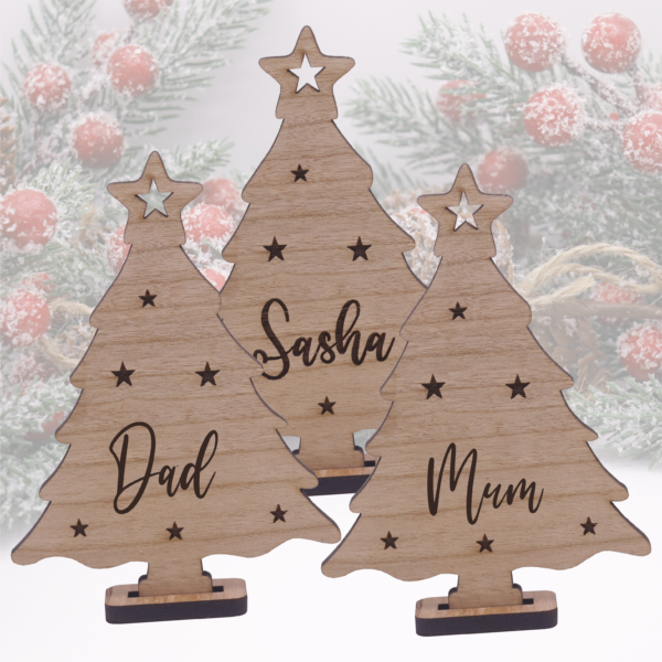 Christmas Tree Place Names, Table Settings